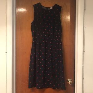 Navy and Orange Dress